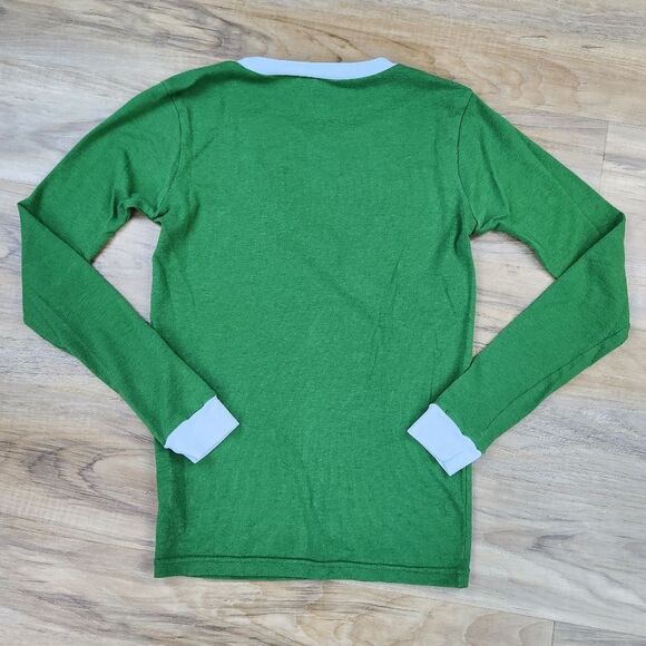 🔥Sleepyheads Green & White Candy Cane Pajama Set Youth 12 - Picture 3 of 9